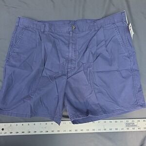 Woolrich Shorts Men's Navy 42 5.75 Inseam Pleated Rugged Outdoor‎ Comfort...